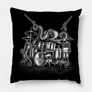 Octopus playing drums musician Pillow