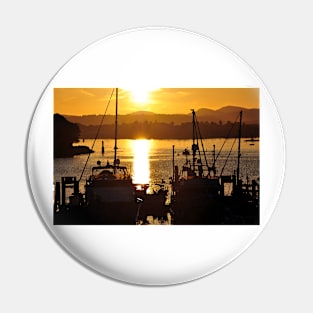 Victoria Harbour Sunset Pin