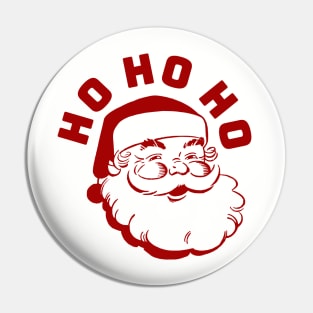 SANTA - HO HO HO - red version Pin