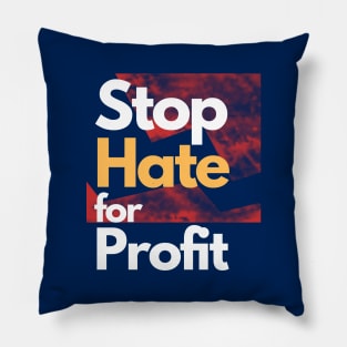 Stop Hate for Profit Pillow