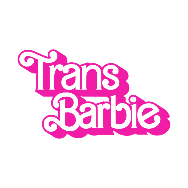 Trans Barbie Logo Barbie The Movie Style by Sparkle Star Store