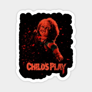 Chucky's Playtime Child's Play Horror Tee Magnet