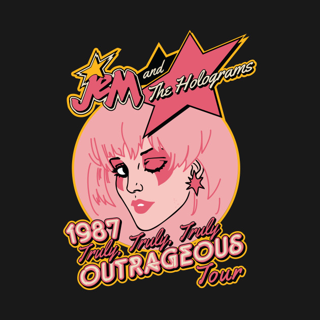 Jem Outrageous Tour - Jem And The Holograms - T-Shirt
