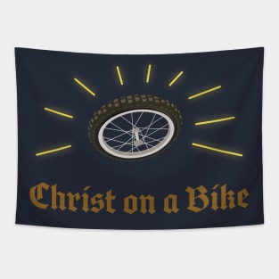 christ on a bike! Tapestry