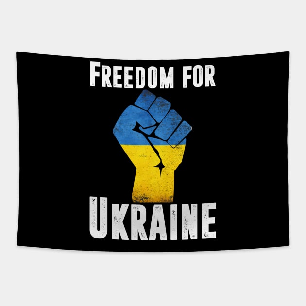 freedom for ukraine Tapestry by hadlamcom