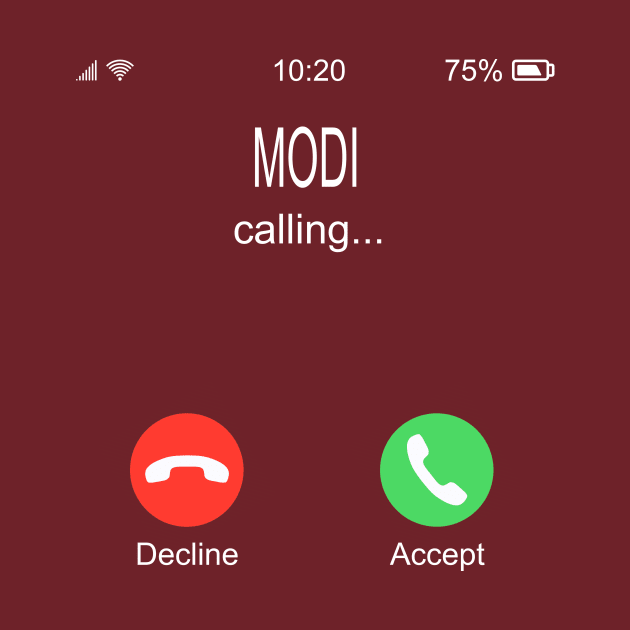 Modi Calling by rajjuneja