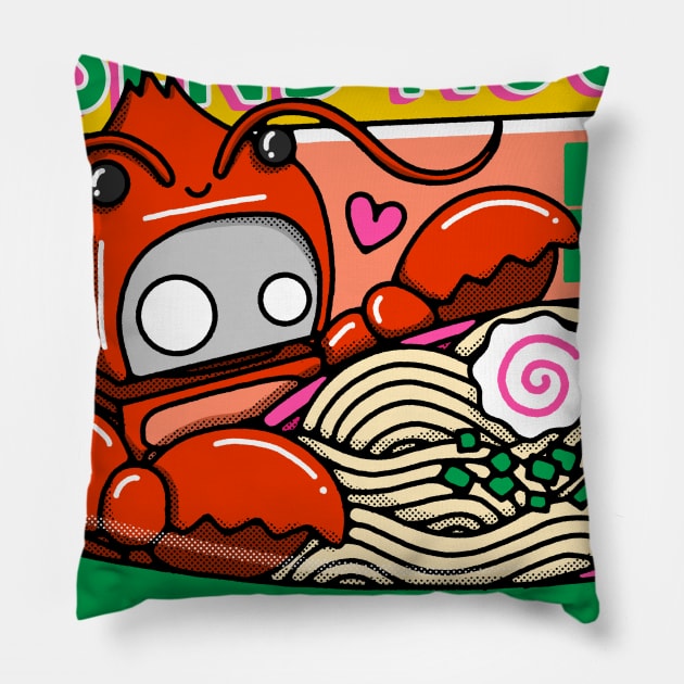 Instant Noodle Shrimp Flavour Pillow by thejellyempire