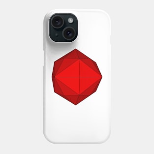 gmtrx red solid lawal disdyakis dodecahedron Phone Case