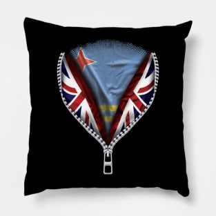 Aruban Flag  Aruba Flag zipped British Flag - Gift for Aruban From Aruba Pillow