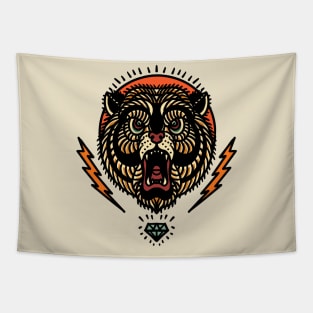 bear and thunder Tapestry