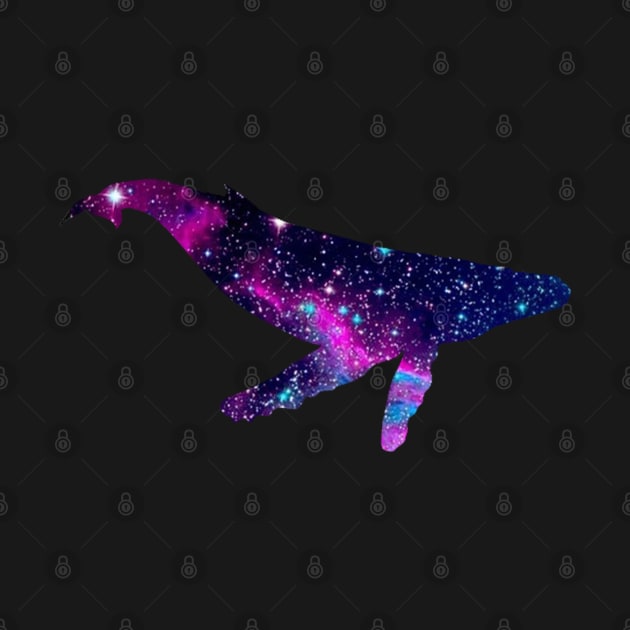 Humpback Whale - Galaxy Stars by  The best hard hat stickers 