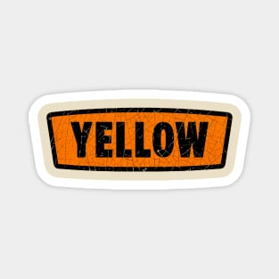 Yellow Trucks Usa Magnet