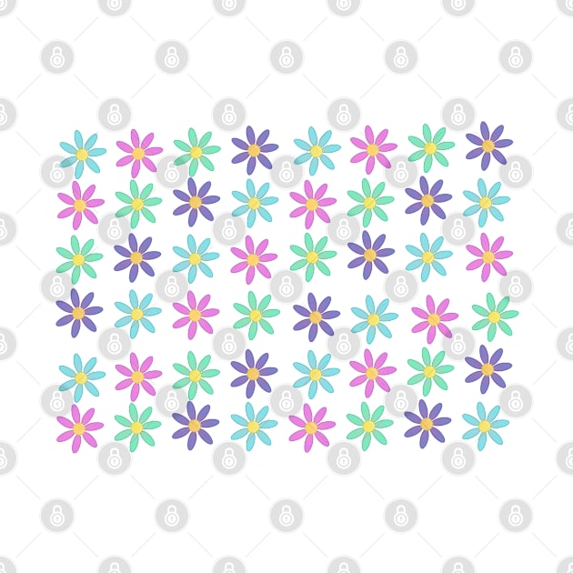 Colourful Daisies by Veronica’s Illustrated World