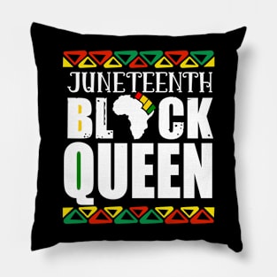 Juneteenth Black Queen Pillow