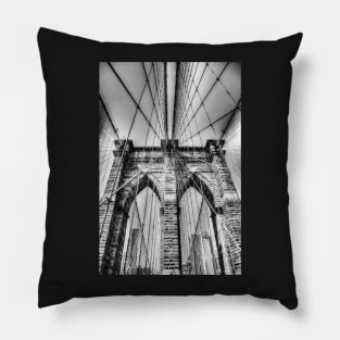 Brooklyn Bridge, New York City, USA Pillow