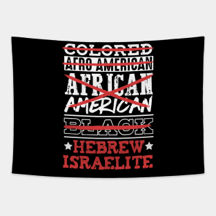 Hebrew Israelite I'M Not Colored African American Tapestry