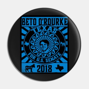 Beto 0_Rourke for US Senate Texas Turn Texas Blue Pin