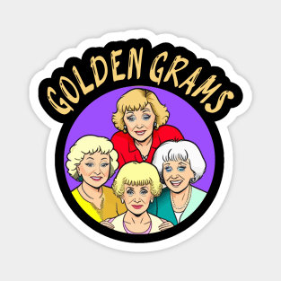 Golden grams Magnet