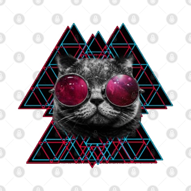 Cat With Sunglasses Funny Cat by Dazling Things