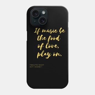 Play On (yellow) Phone Case