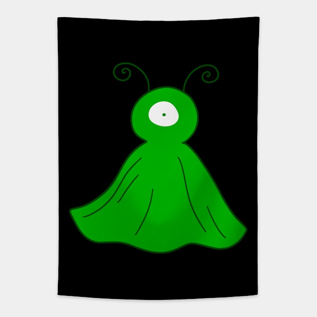 Cyclops Alien Tapestry by saradaboru