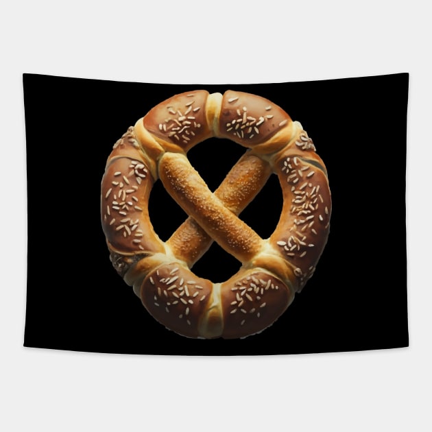 National Pretzel Day – April Tapestry by irfankokabi