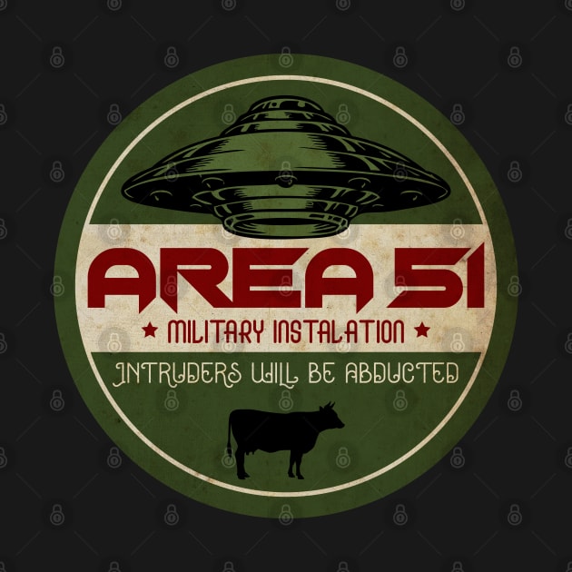 Area 51 Vintage by CTShirts