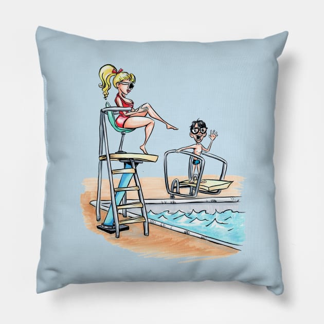 Summer Romance Pillow by obillwon