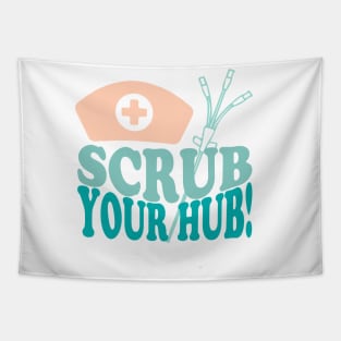 Scrub your Hub Tapestry