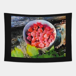 Wild Raspberries Tapestry