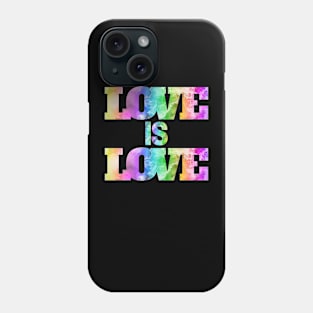 Love is love rainbow lgbtq Phone Case