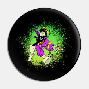 The Deranged King: A Fantasy Character Pin