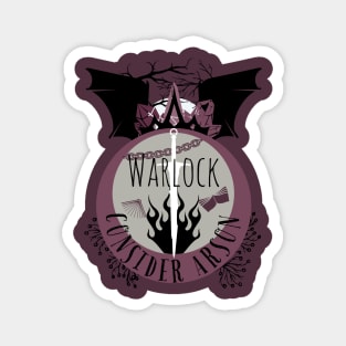 Hello my name is... Warlock! In red Magnet