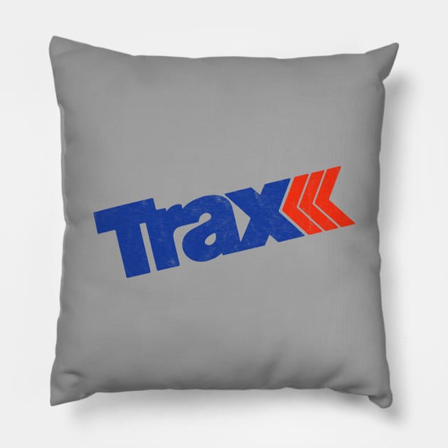 Trax Retro Kmart Brand Shoes Pillow by Turboglyde