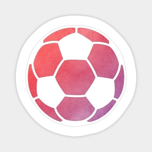 Soccer Ball Multicolored Magnet