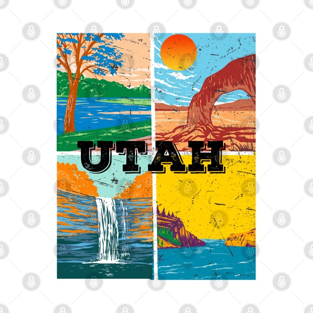 Utah Lover Design by TASKARAINK