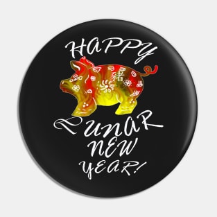 Chinese Lunar New Year of the Pig 2019 Apparel & Home Gifts Pin