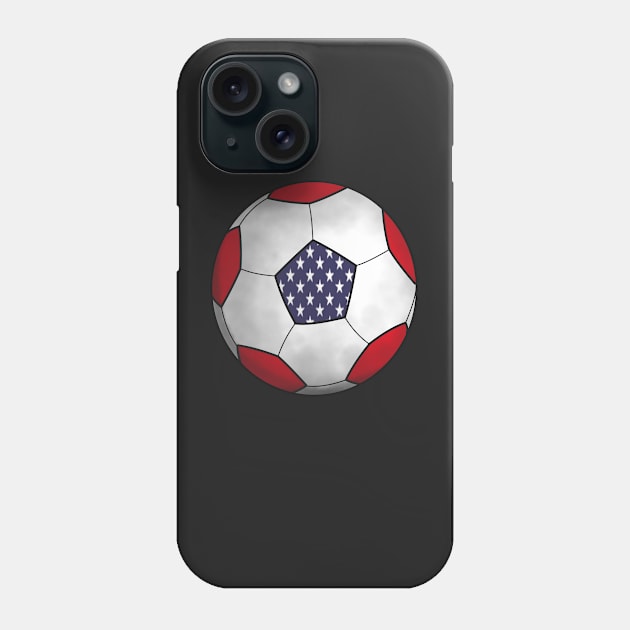 usa flag football Phone Case by persa