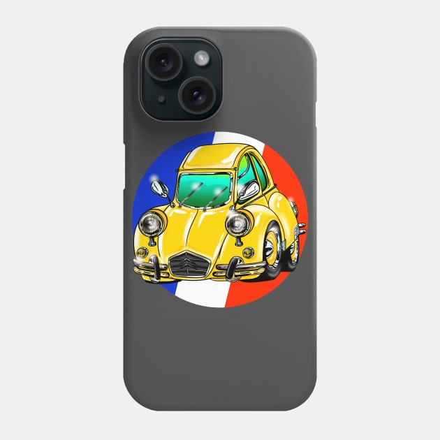 CITROEN 2 CV Phone Case by KARMADESIGNER T-SHIRT SHOP