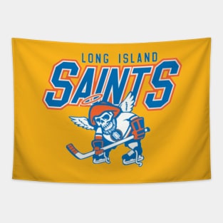 New York Saints Hockey Logo Tapestry