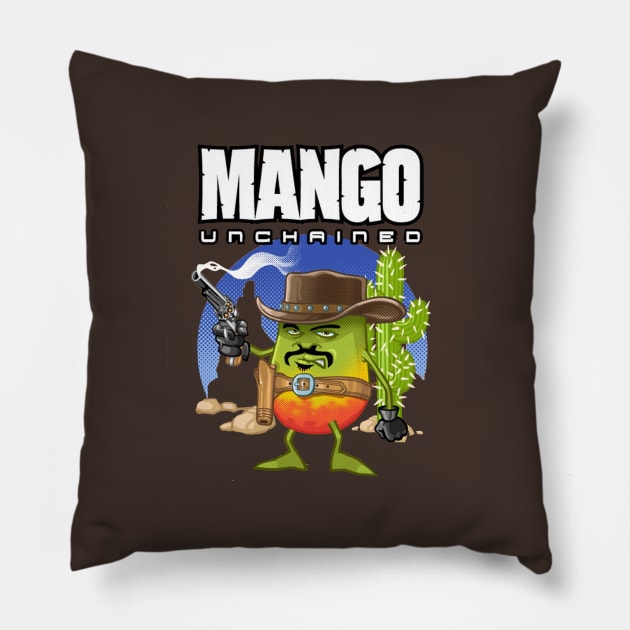 Mango unchained Pillow by HillerArt