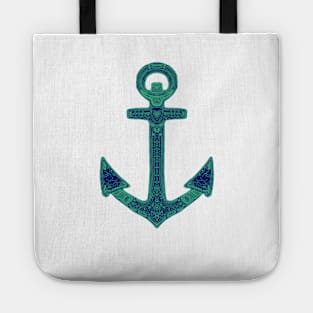 Ornate anchor. Tote