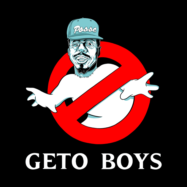 Geto Busters Black tee by horrorprints