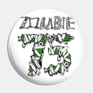 Team Zombie Pin