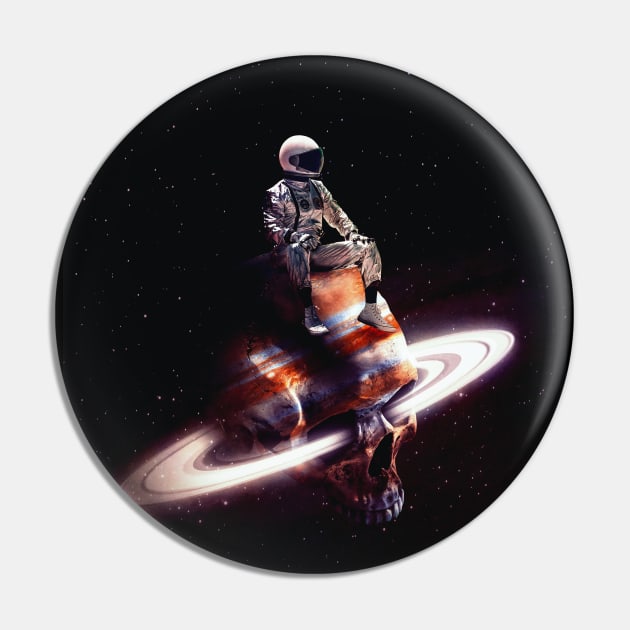 Sitting On A Dead Planet Pin by SeamlessOo