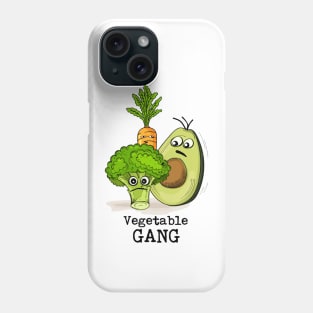 Humor and vegetable gang Phone Case