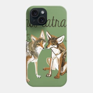 Coyote in love #2 Phone Case