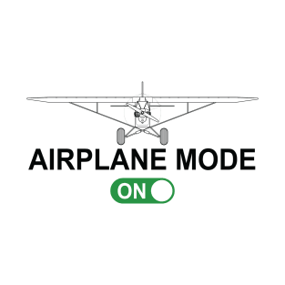 Airplane Mode On, STOL Tailwheel Bush Plane T-Shirt