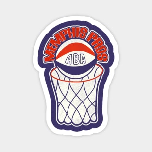 Defunct Memphis Pros Basketball Magnet