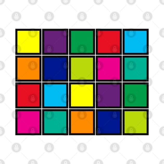 Multicolor Squares by yayor